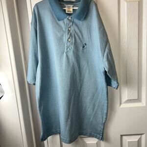 Walt Disney World Mickey Mouse Polo shirt blue size Med Vintage